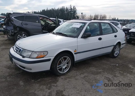 1999 Saab 9-3 Se from USA, damaged, VIN YS3DF58N6X2007698